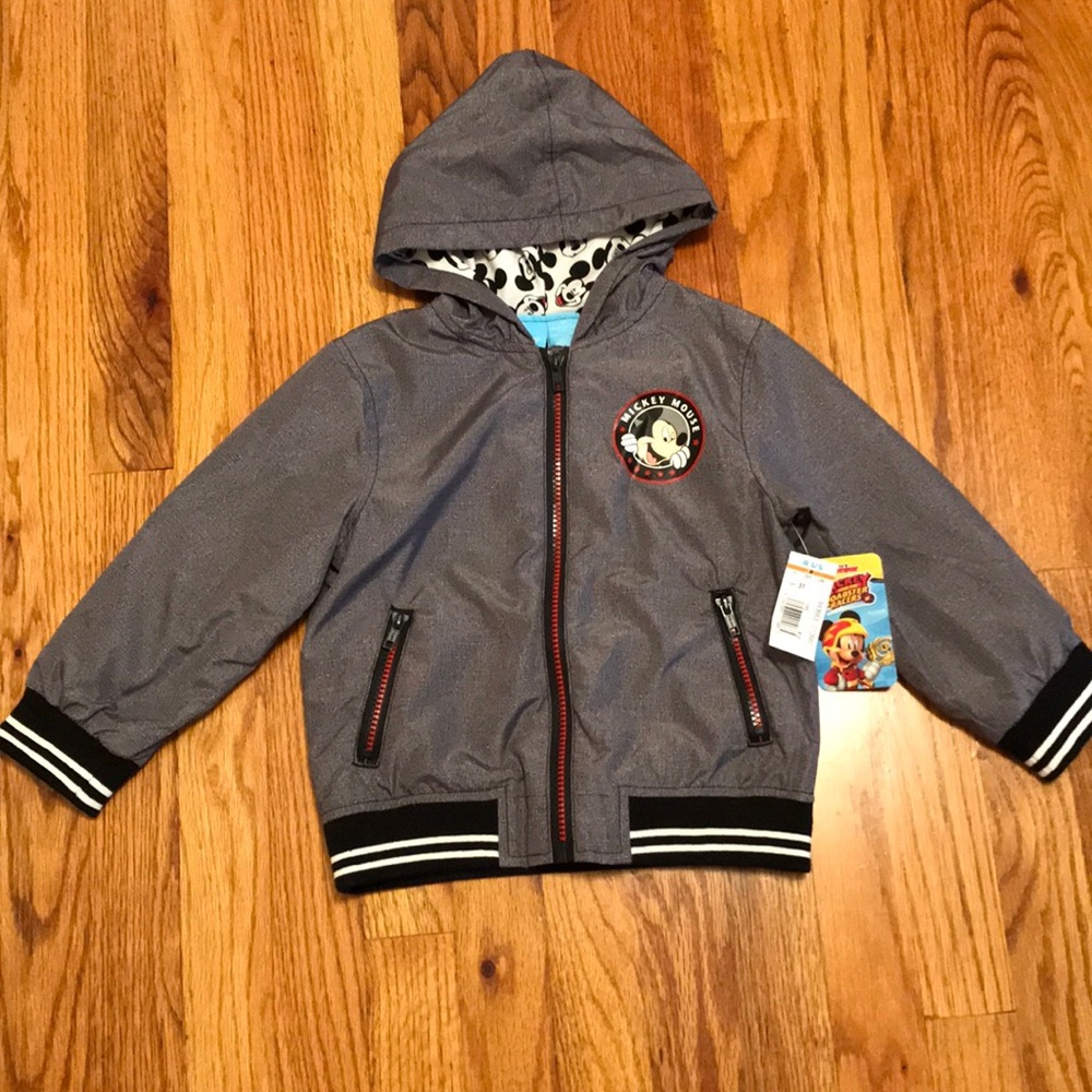 🆕 3T Disney Mickey Mouse fully lined jacket